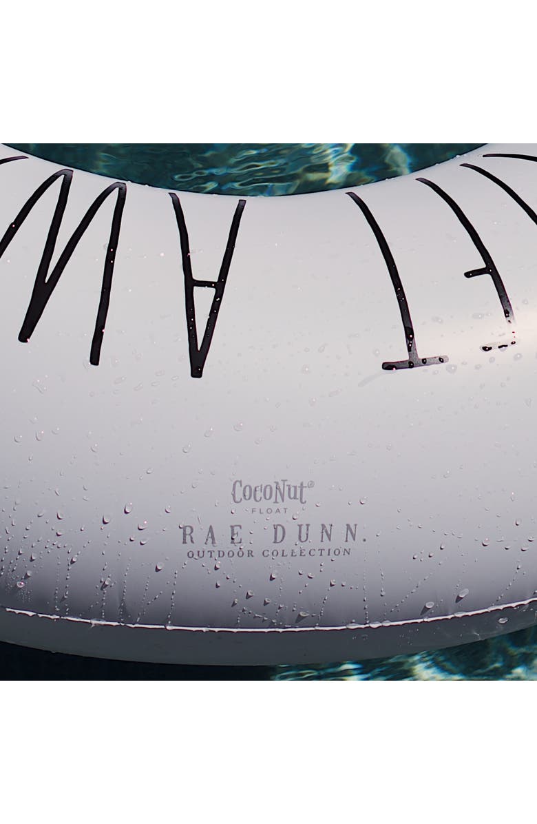 Rae Dunn Drift Away Chair Lounger 55 inch x 36 inch Water & Pool, Alternate, color, White