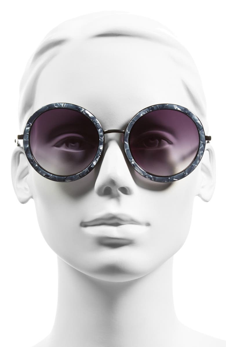 Sole Society 51mm Round Sunglasses, Alternate, color, 