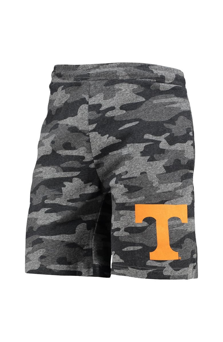 CONCEPTS SPORT Men's Concepts Sport Charcoal/Gray Tennessee Volunteers Camo Backup Terry Jam Lounge Shorts, Alternate, color,