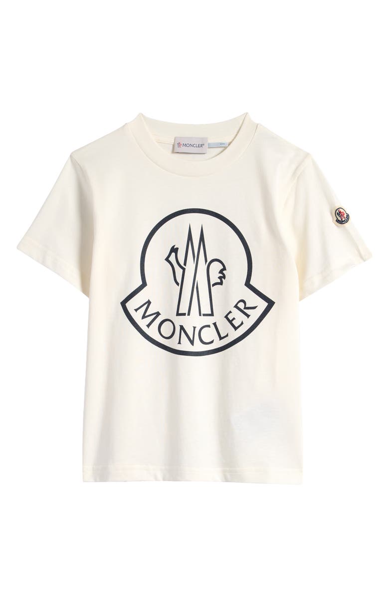 Moncler Kids' Logo Cotton Graphic T-Shirt, Main, color, 