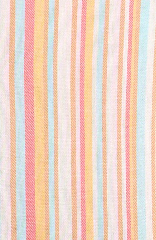 Tucker + Tate Kids' Stripe Sleeveless Cotton Drop Waist Dress In Tan Spice Serena Stripe