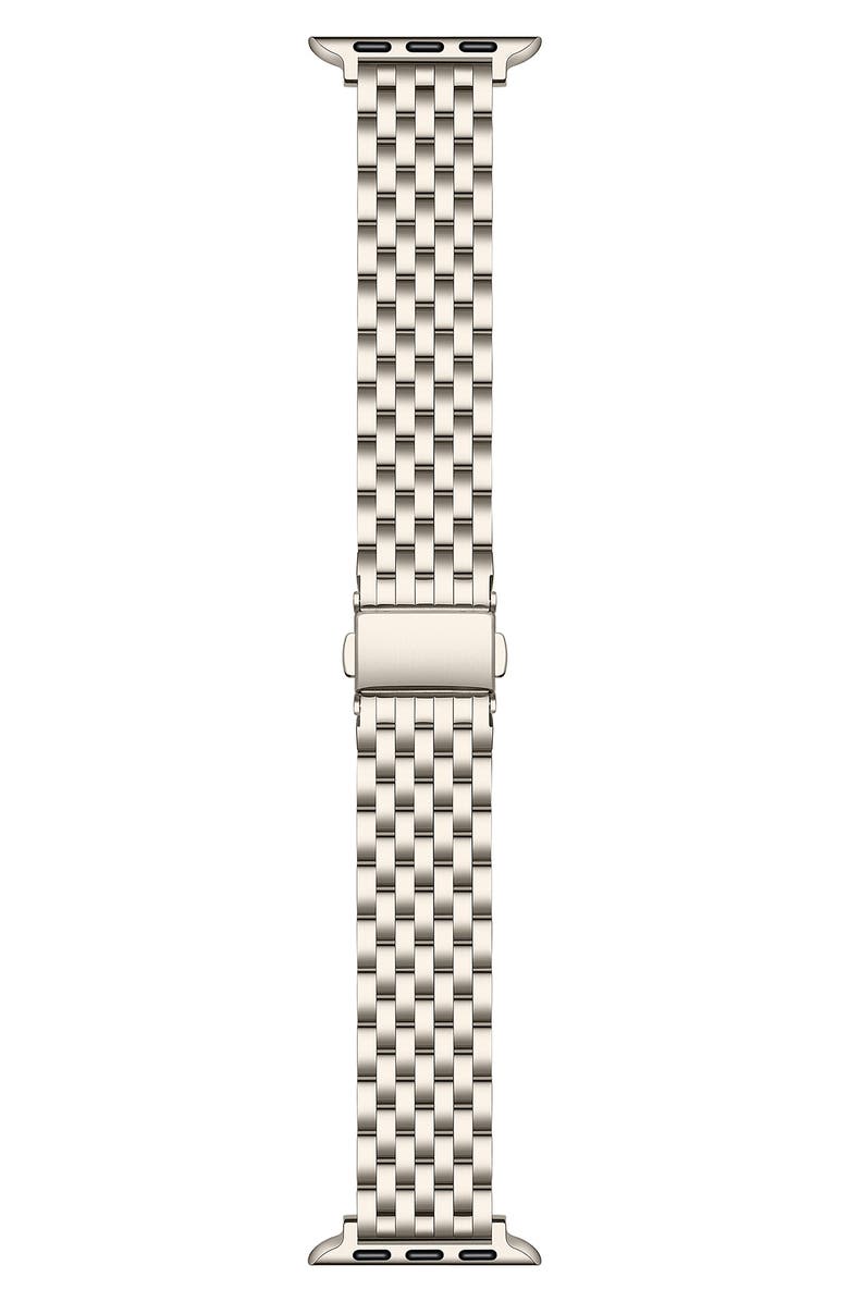 The Posh Tech Remy Stainless Steel Apple Watch<sup>®</sup> Watchband, Main, color, Starburst