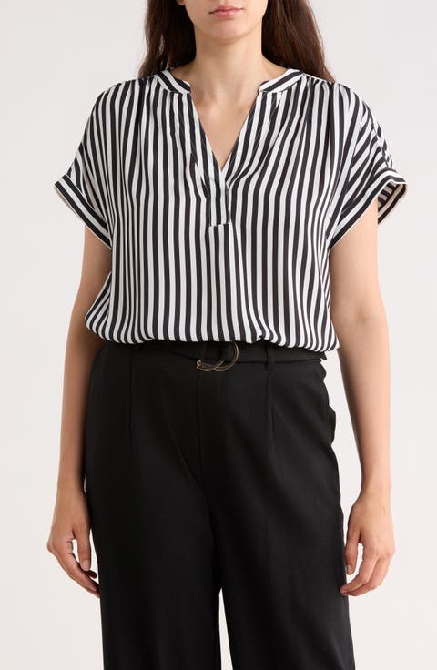 V-Neck Popover Top