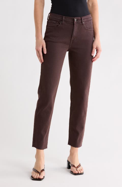 High Rise Straight Leg Pants