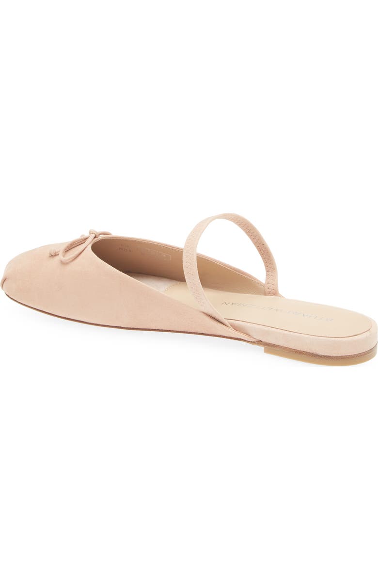 Stuart Weitzman Prima Bow Ballet Mule, Alternate, color, Blushful