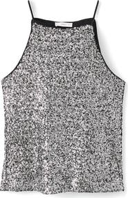 MANGO TEEN Sequin Tank
