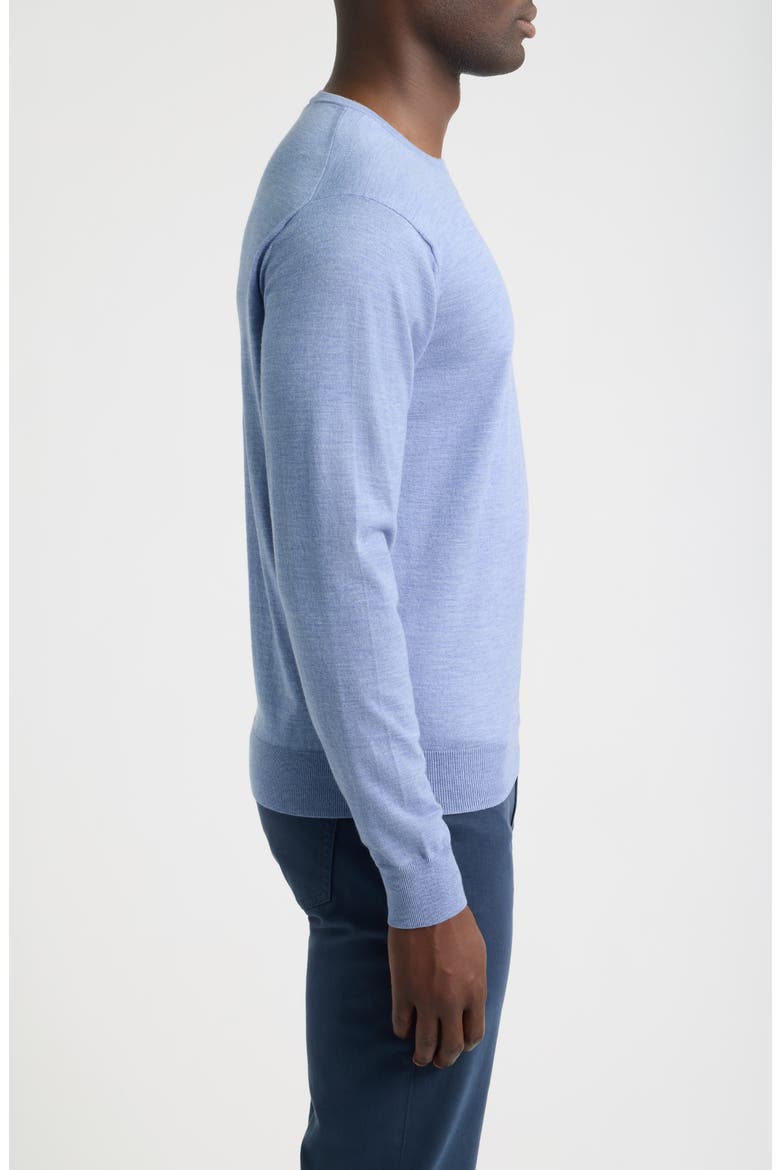Crown Crafted Excursionist Flex Merino Wool Sweater, Alternate, color, WINDY BLUE