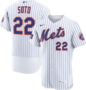Nike Men's Nike Juan Soto White New York Mets Home Authentic Sponsor Patch Jersey