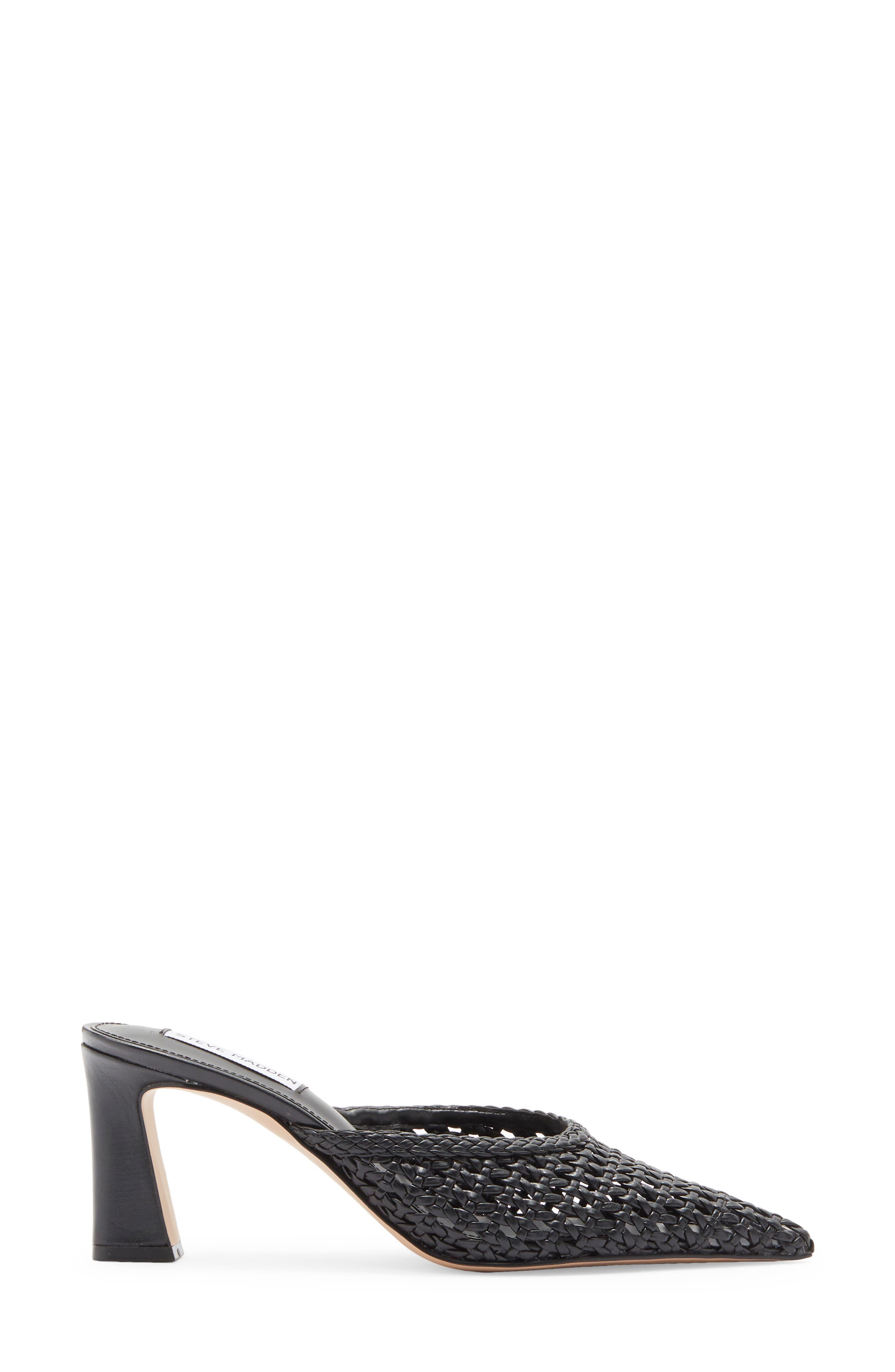 Steve Madden Emmie Pointed Toe Mule, Alternate, color, Black