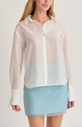 CRESCENT Crinkled Tencel Button Up Shirt