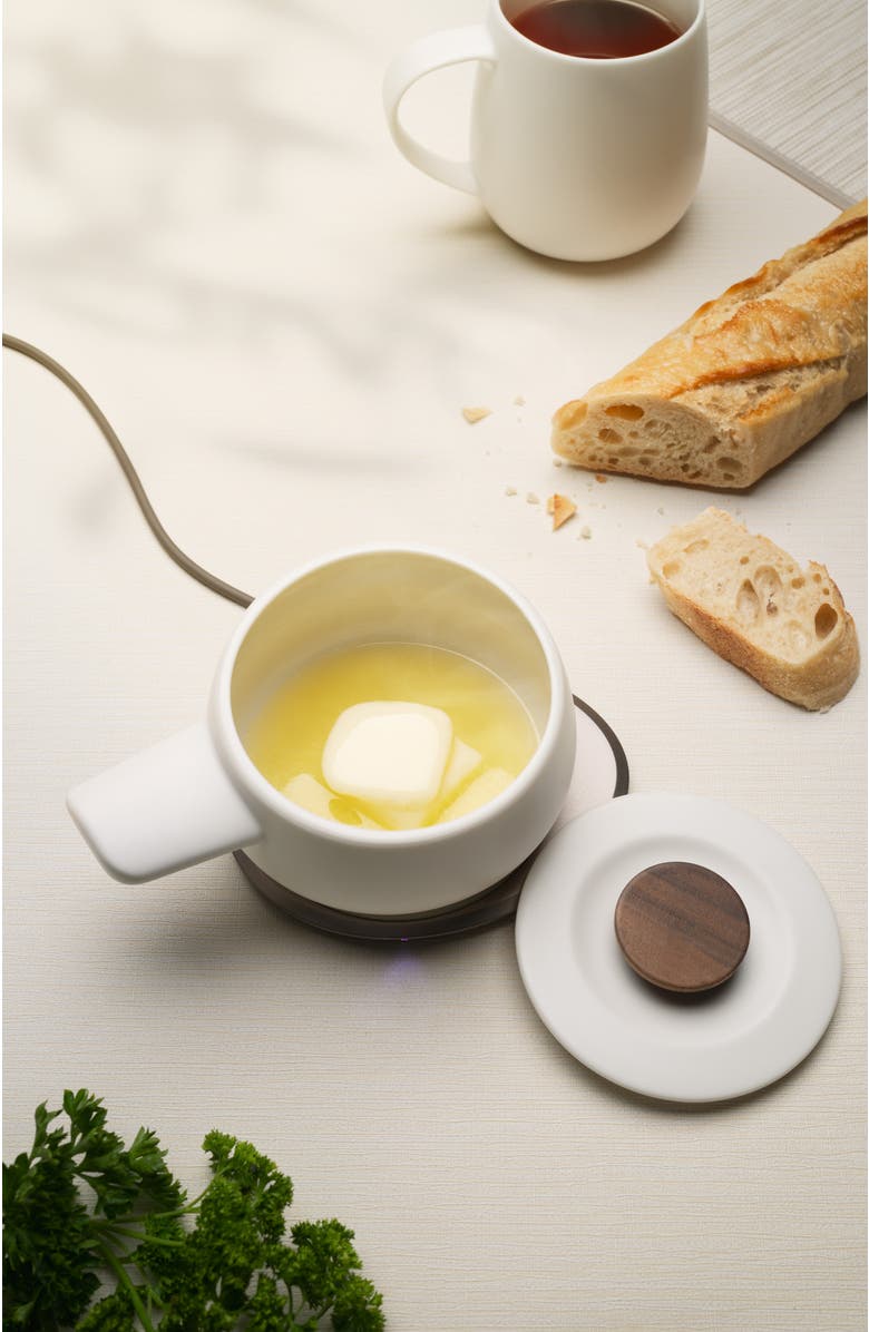 OHOM INC Fondi Self-heating Fondue Set, Alternate, color, Jasmine White