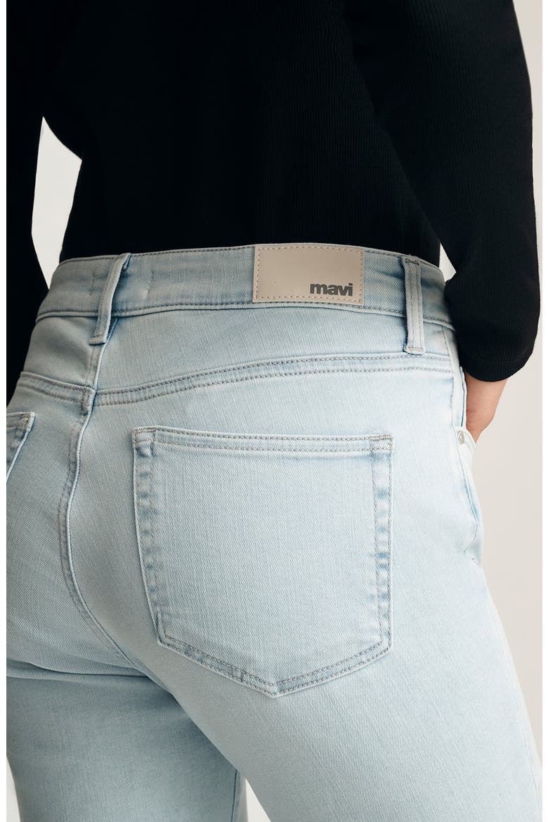 Kathleen Mid Rise Slim Boyfriend Jeans, Alternate, color, BLEACHED FEATHER BLUE