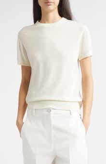 Enzo Short Sleeve Virgin Wool Sweater