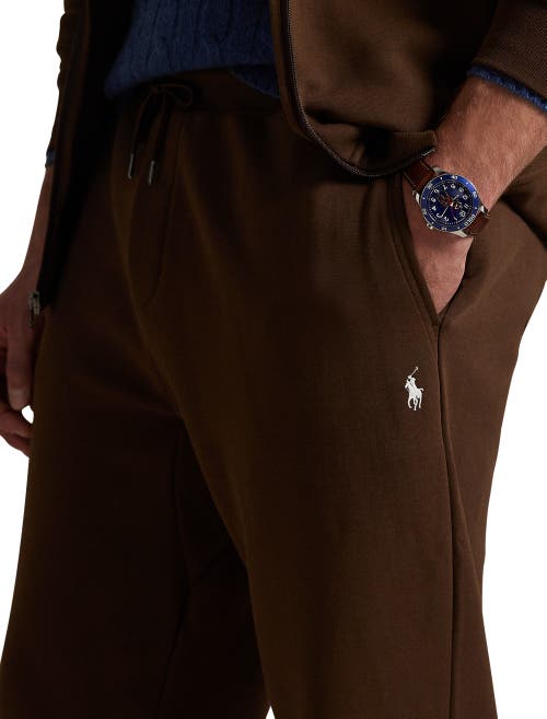 Polo Ralph Lauren Big & Tall Double-knit Tech Joggers In Burgundy