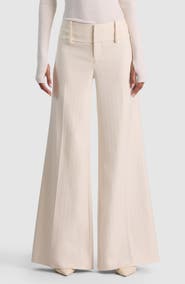 ALICE + OLIVIA Olivia Low Rise Wide Leg Pants