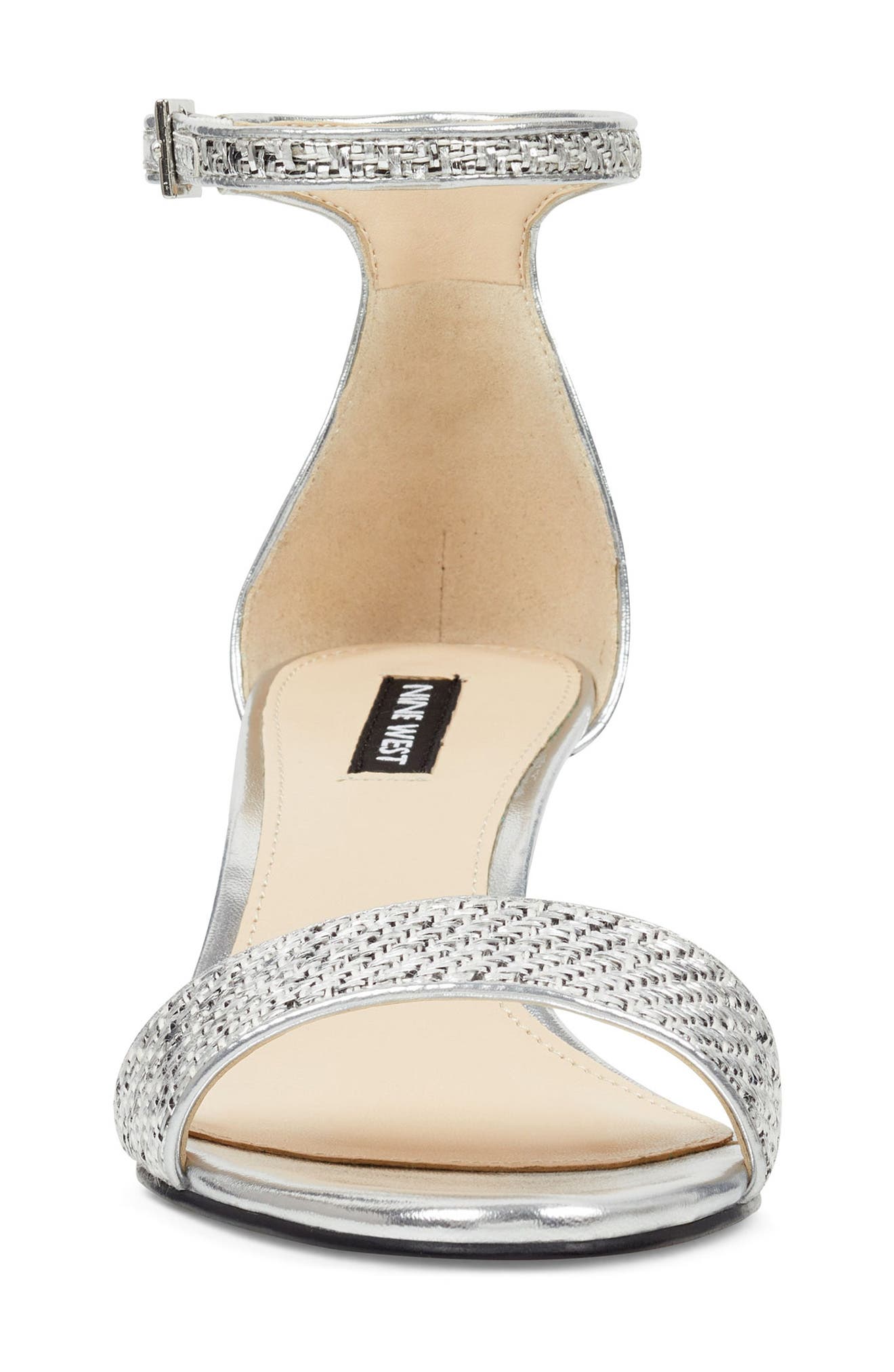 Nine West 'Leisa' Ankle Strap Sandal, Alternate, color, 