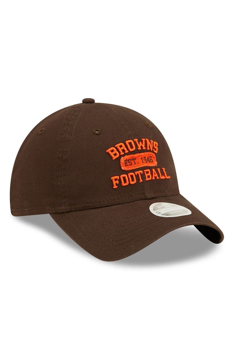 New Era Women's New Era Brown Cleveland Browns Formed 9TWENTY Adjustable Hat, Alternate, color, 