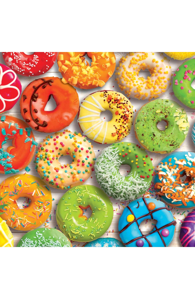 Eurographics Puzzle Tin Donut Rainbow 550 Piece Jigsaw, Alternate, color, Multicolored