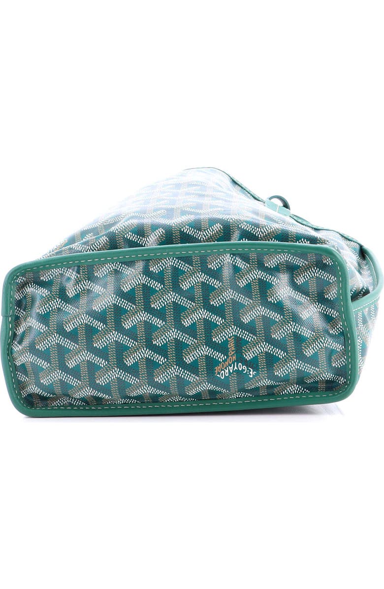 Pre-Owned Goyard Anjou Reversible Tote Coated Canvas Mini, Alternate, color, Green