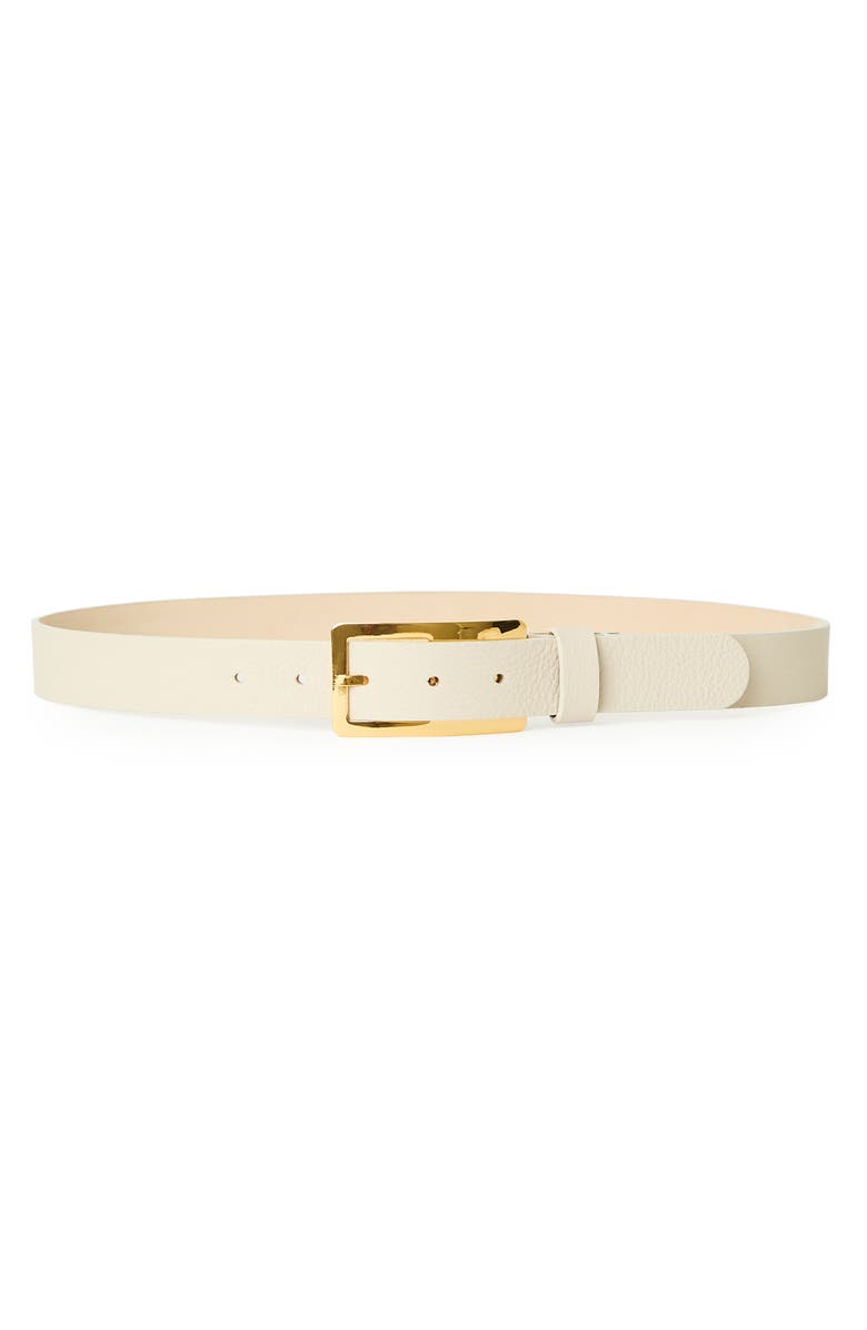 B-Low the Belt Charlie Leather Belt, Main, color, Bone Gold