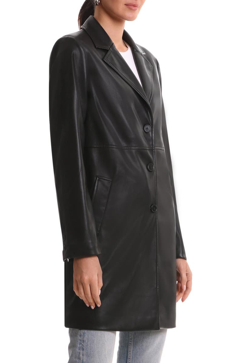 Bagatelle Faux Leather Blazer Jacket, Alternate, color,