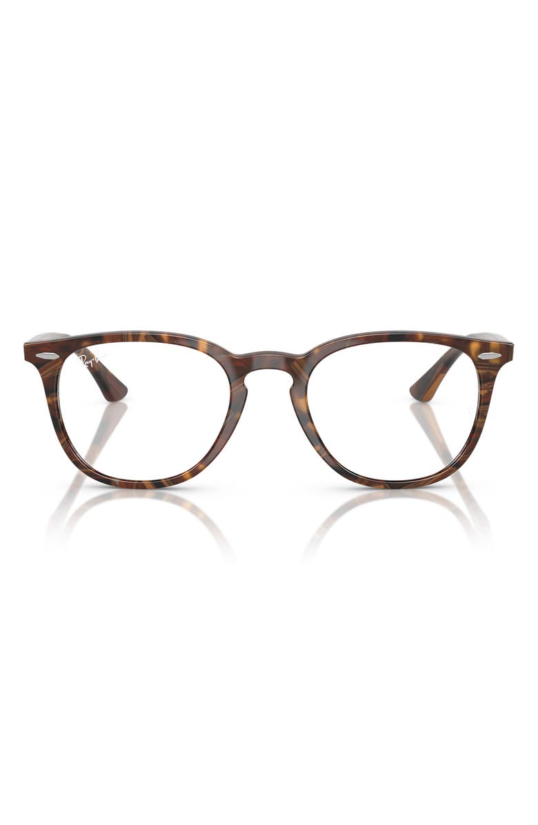 Ray-Ban 50mm Optical Glasses, Main, color, Transparent Brown