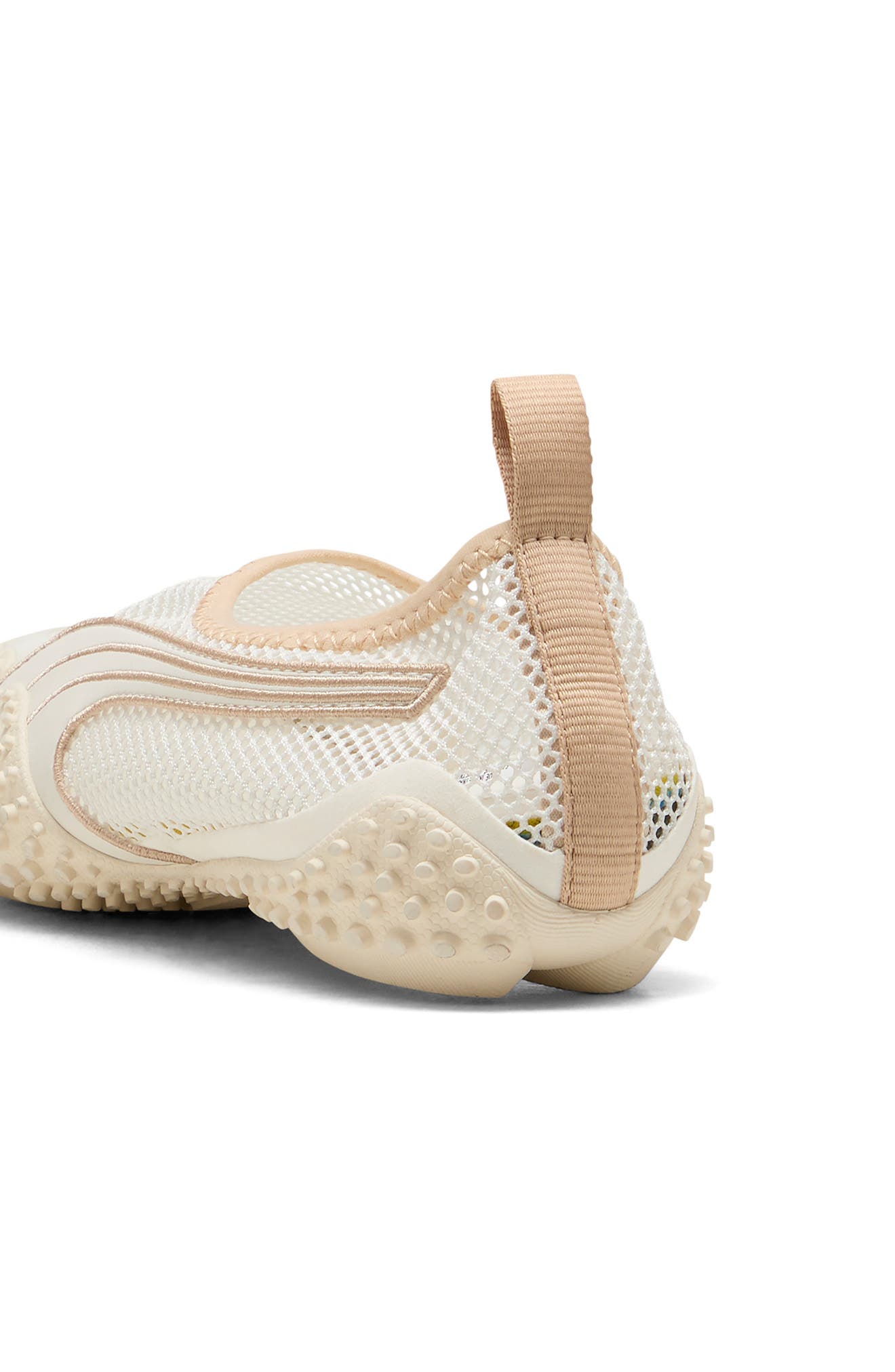 PUMA Gender Inclusive Mostro Flex Mesh Slip-On, Alternate, color, Warm White/ Light Sand