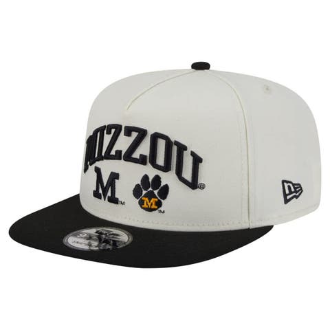 Men's New Era White Missouri Tigers Collegiate 9FIFTY A-Frame Snapback Hat
