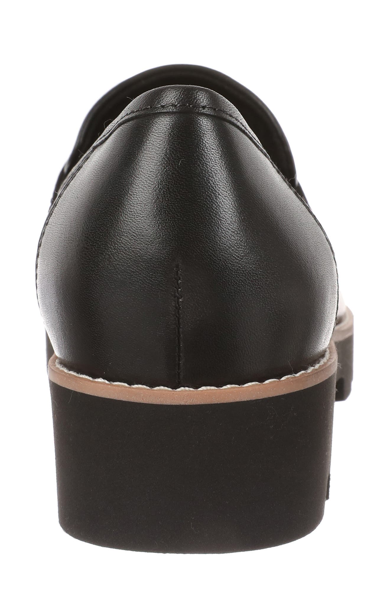 Vionic Cheryl II Lug Penny Loafer, Alternate, color, Black Nappa