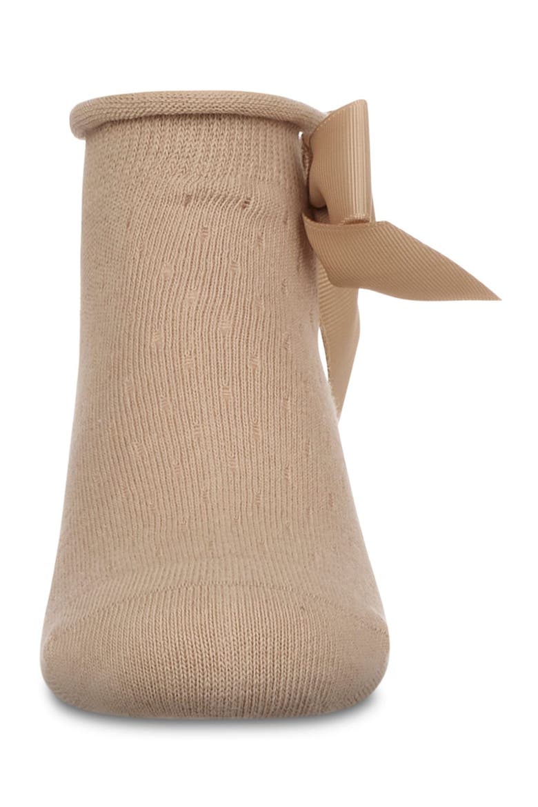 Pointelle Soft Stretch Anklet Socks, Alternate, color, Tan