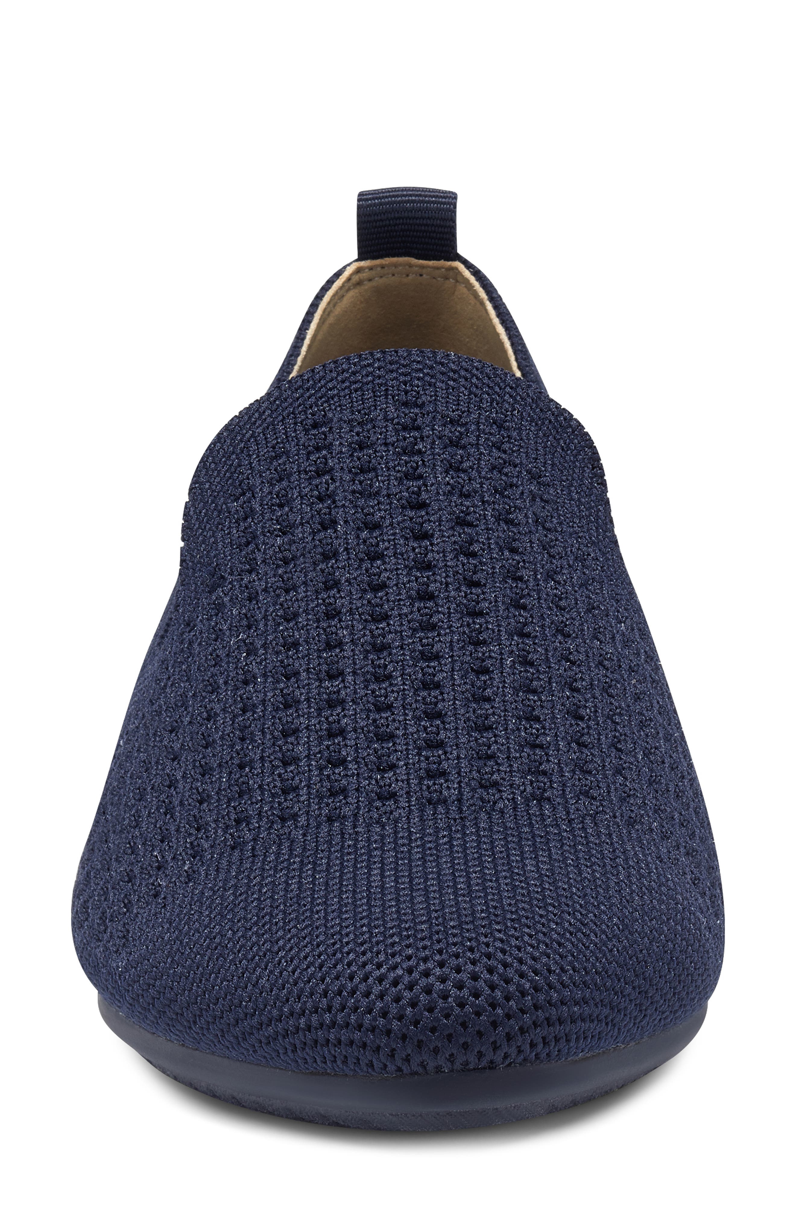 Fabeau Washable Knit Flat, Alternate, color, NAVY/ NAVY