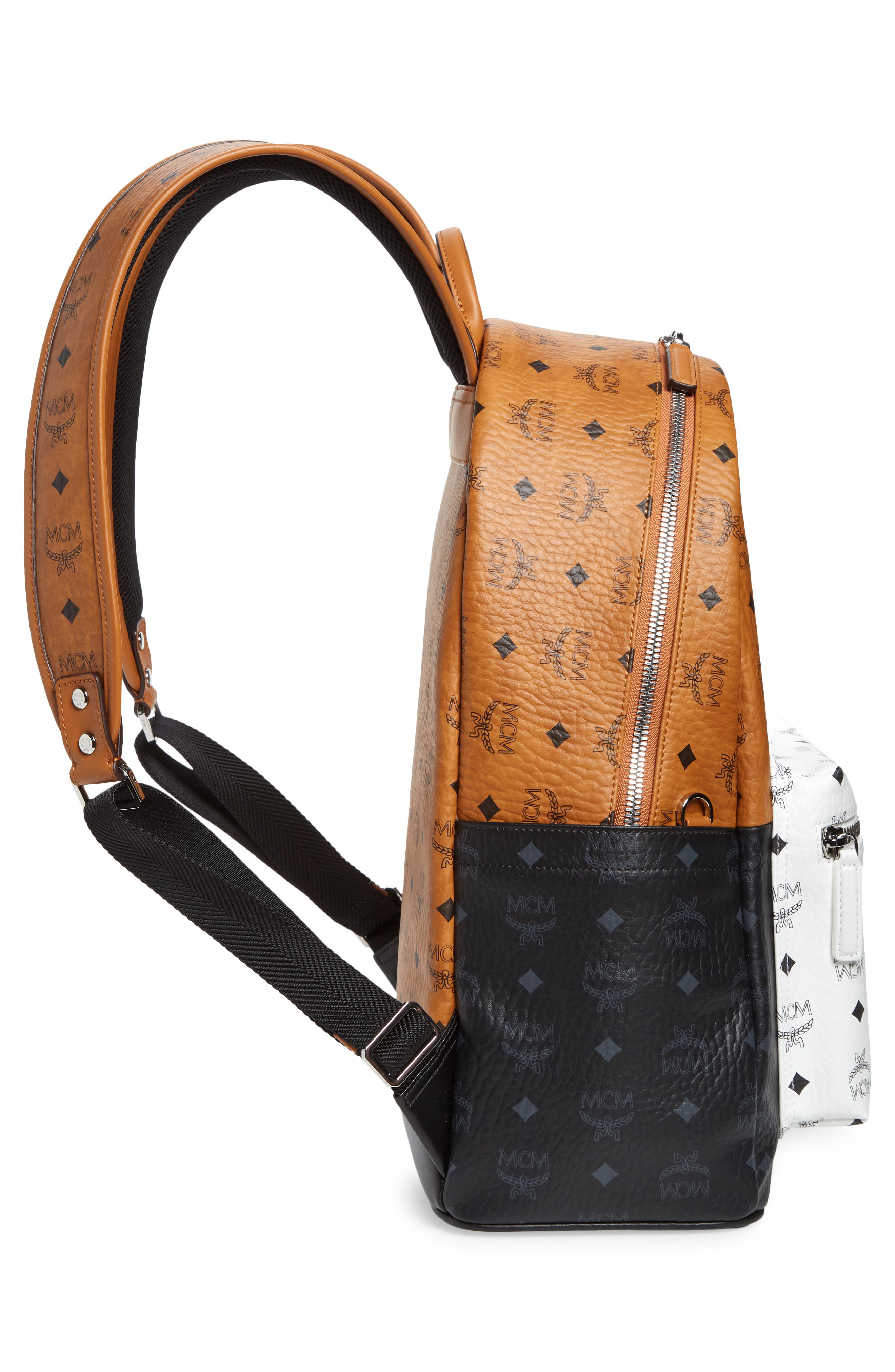 MCM Stark 40 Visetos Mix Backpack, Alternate, color, 