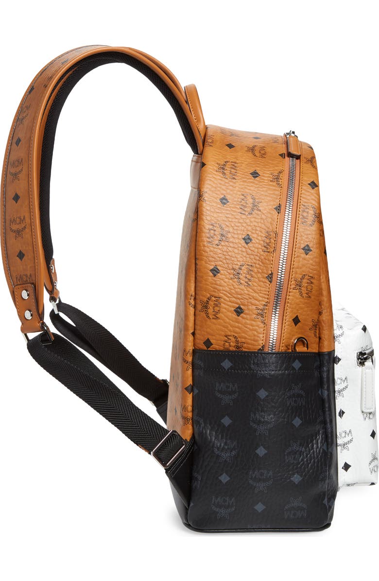 MCM Stark 40 Visetos Mix Backpack, Alternate, color,
