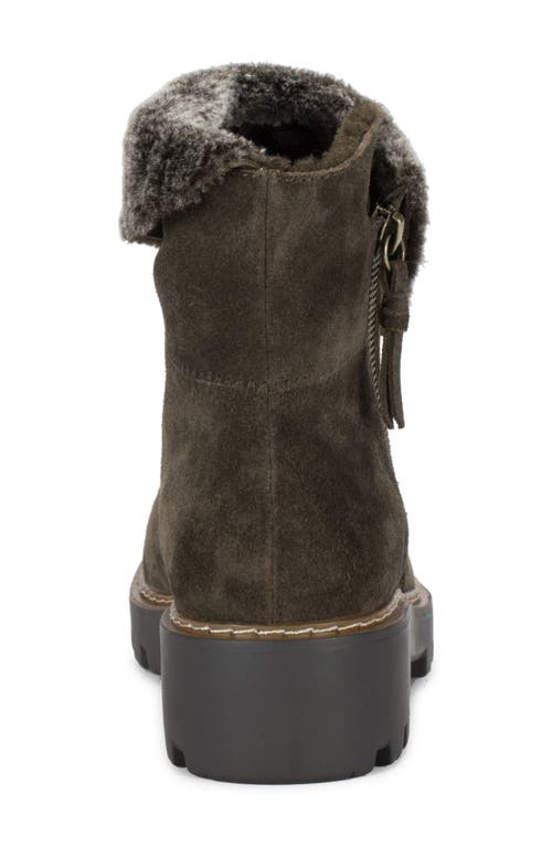 Baretraps Wyoming Water Resistant Faux Fur Boot In Green