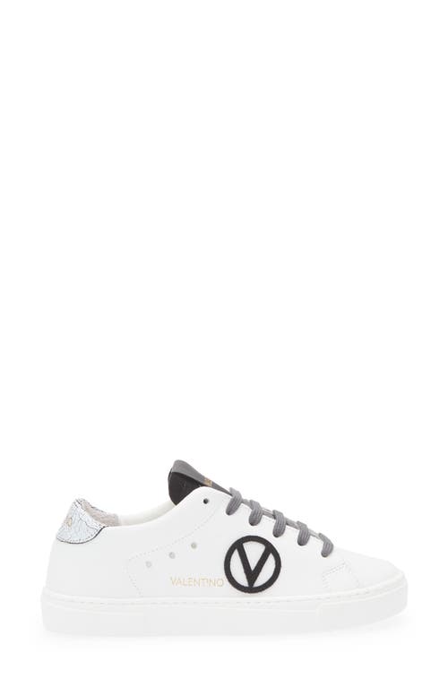 Valentino By Mario Valentino Laura Low Top Sneaker In White