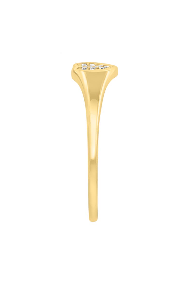 Diamond Heart Ring, Alternate, color, GOLD
