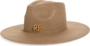 Ruslan Baginskiy Logo Embellished Fedora Hat