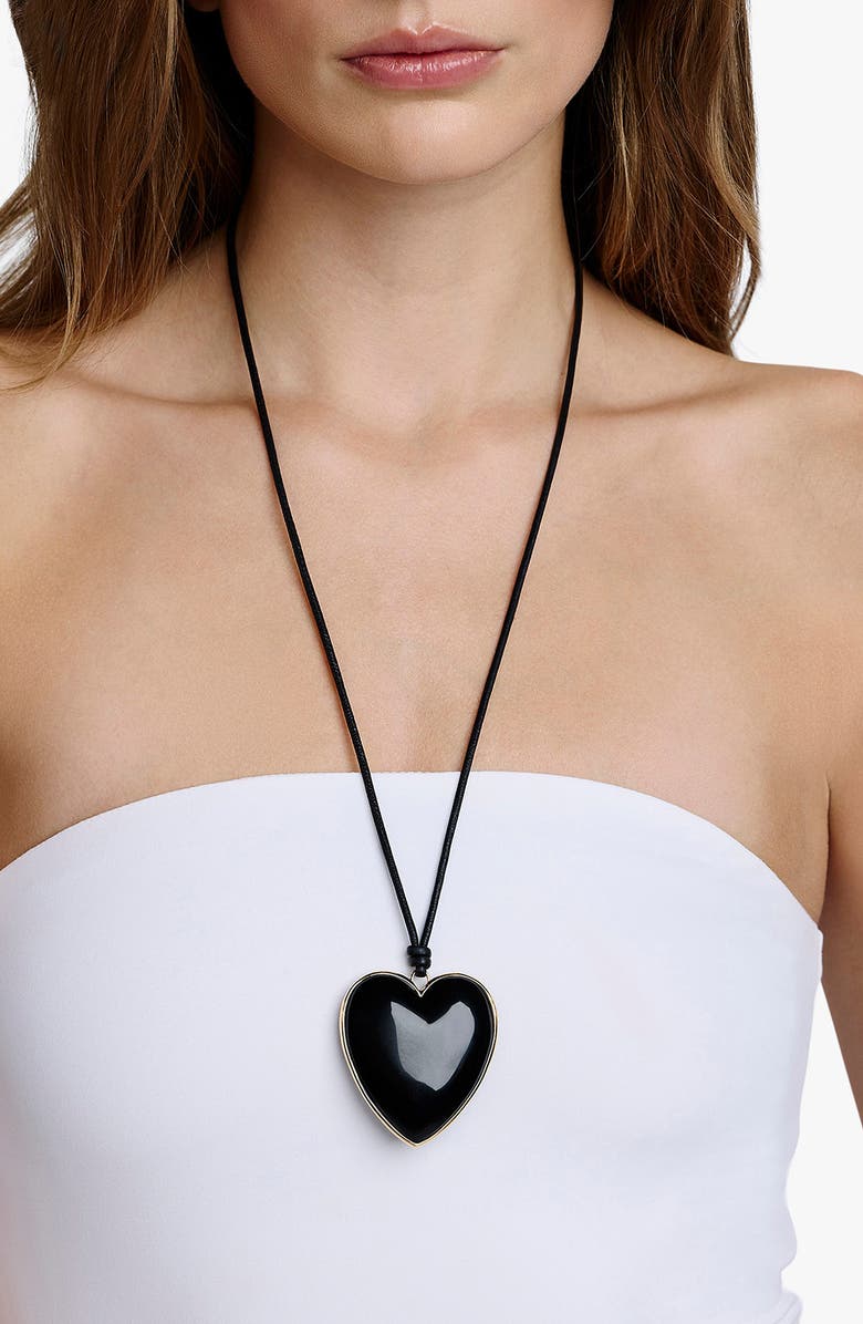 Jennifer Fisher Heart Pendant Cord Necklace, Alternate, color, 