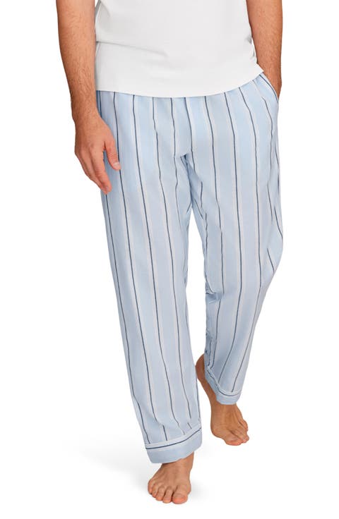 Stripe Cotton Twill Pajama Pants