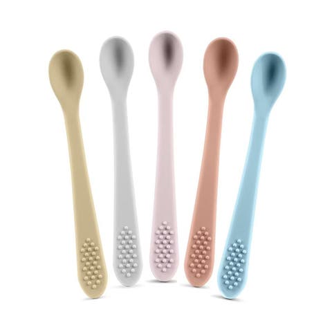 Silicone Baby Spoon Set  5 Piece