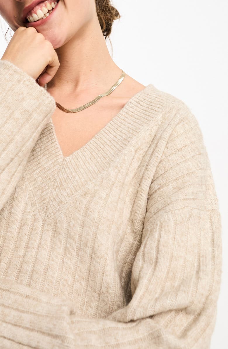 ASOS DESIGN Rib Sweater Dress, Alternate, color, 