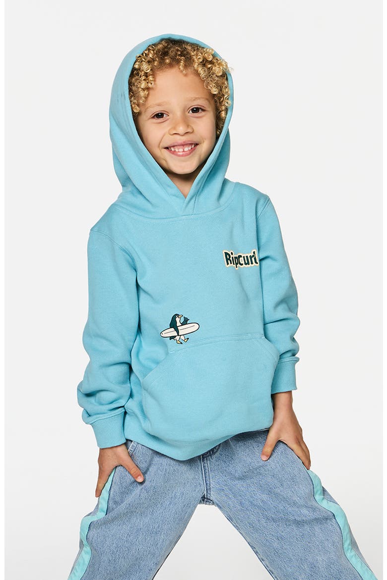 Kids' Paddle Out Fleece Hoodie, Main, color, WAVE POOL