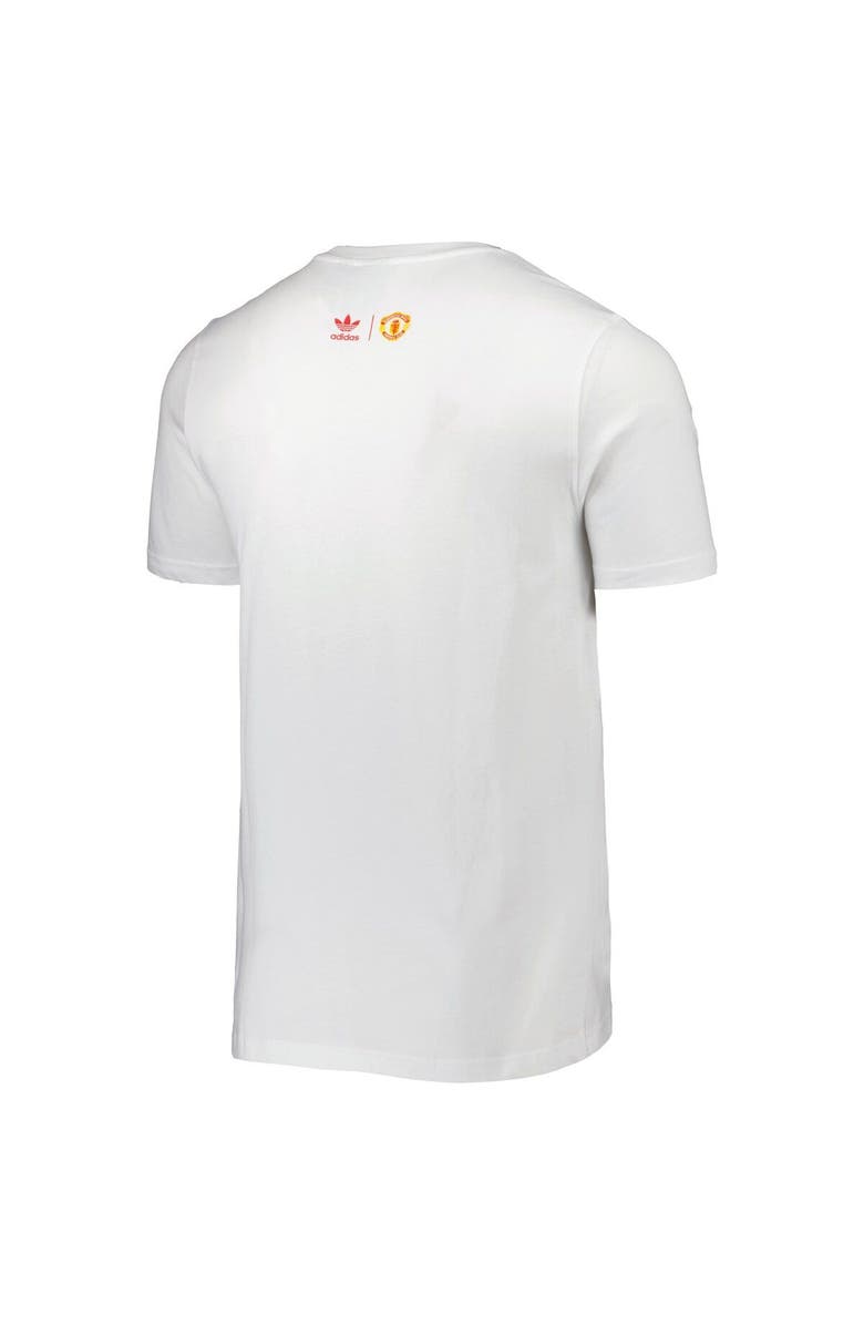 adidas Originals Men's adidas Originals White Manchester United Old Trafford Trefoil T-Shirt, Alternate, color, 