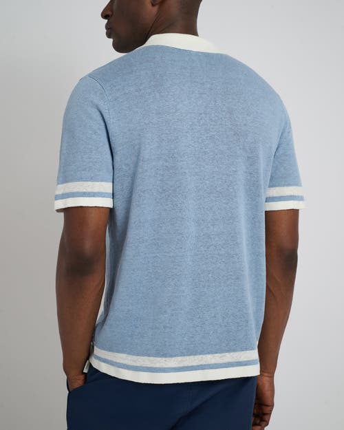 ONIA ONIA LINEN KNIT CAMP SHIRT