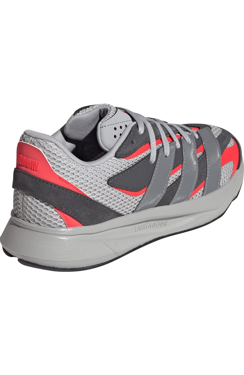 adidas Kids' Lightblaze Sneaker, Alternate, color, Grey/ Grey/ Lucid Red