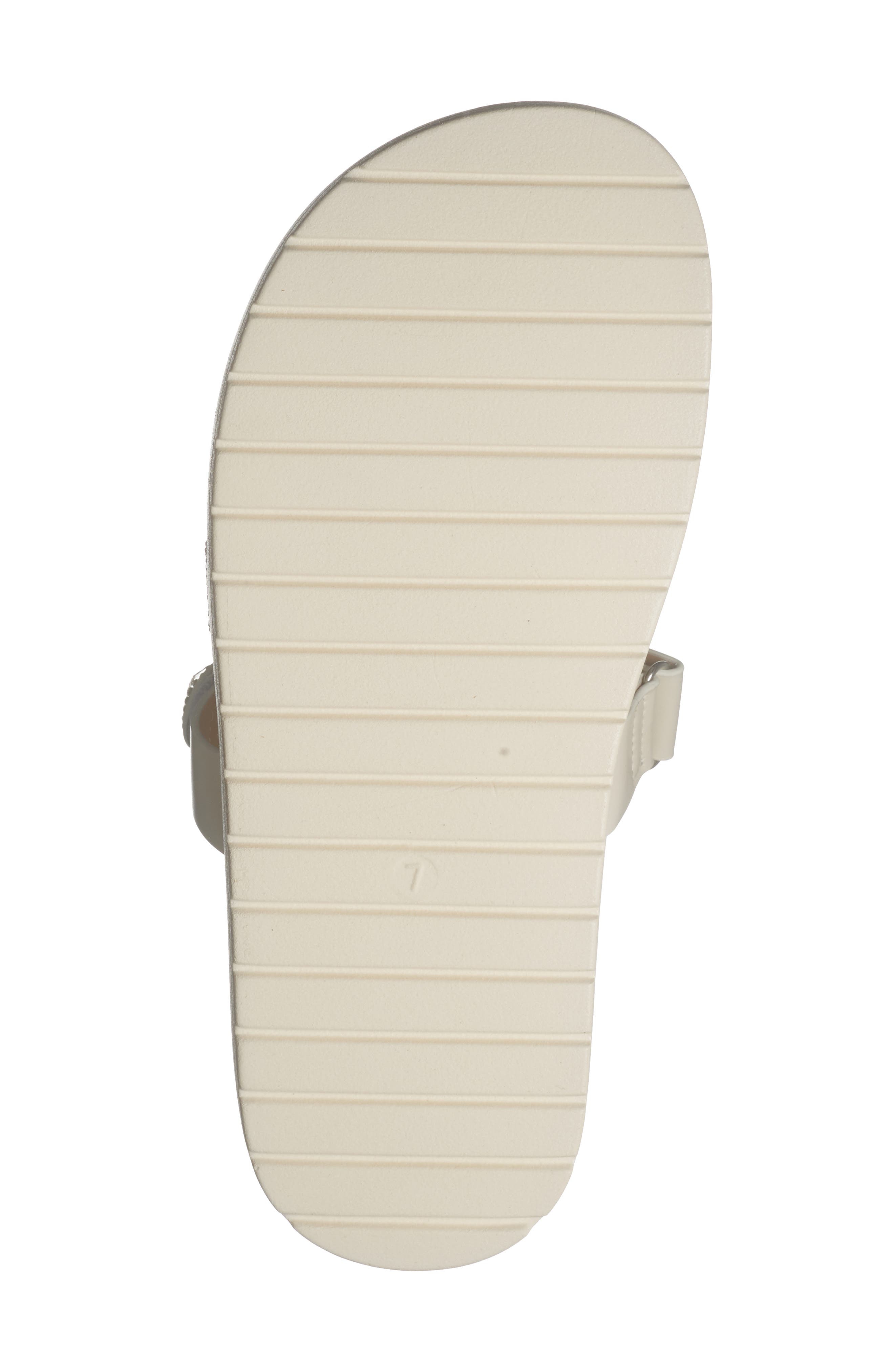 Kemper Rhinestone Embellished Slide Sandal, Alternate, color, IVORY