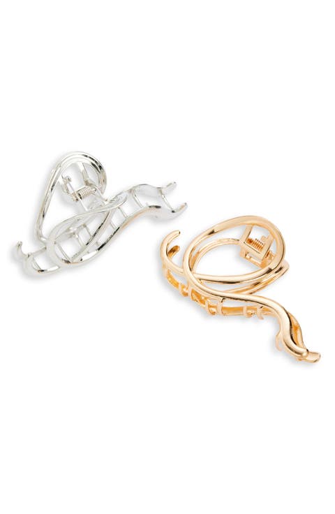 Assorted 2-Pack Claw Clips