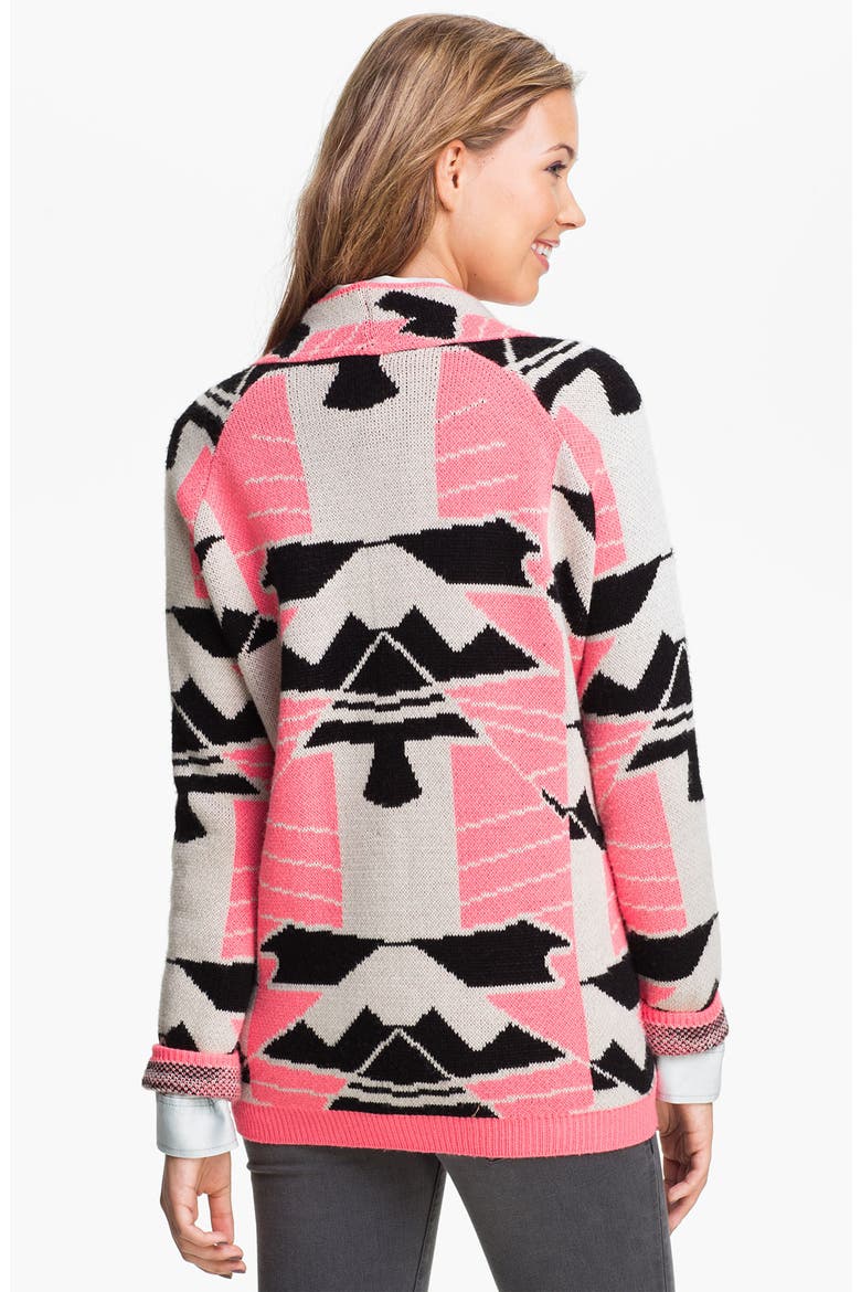 Retro Cardigan, Alternate, color, CORAL