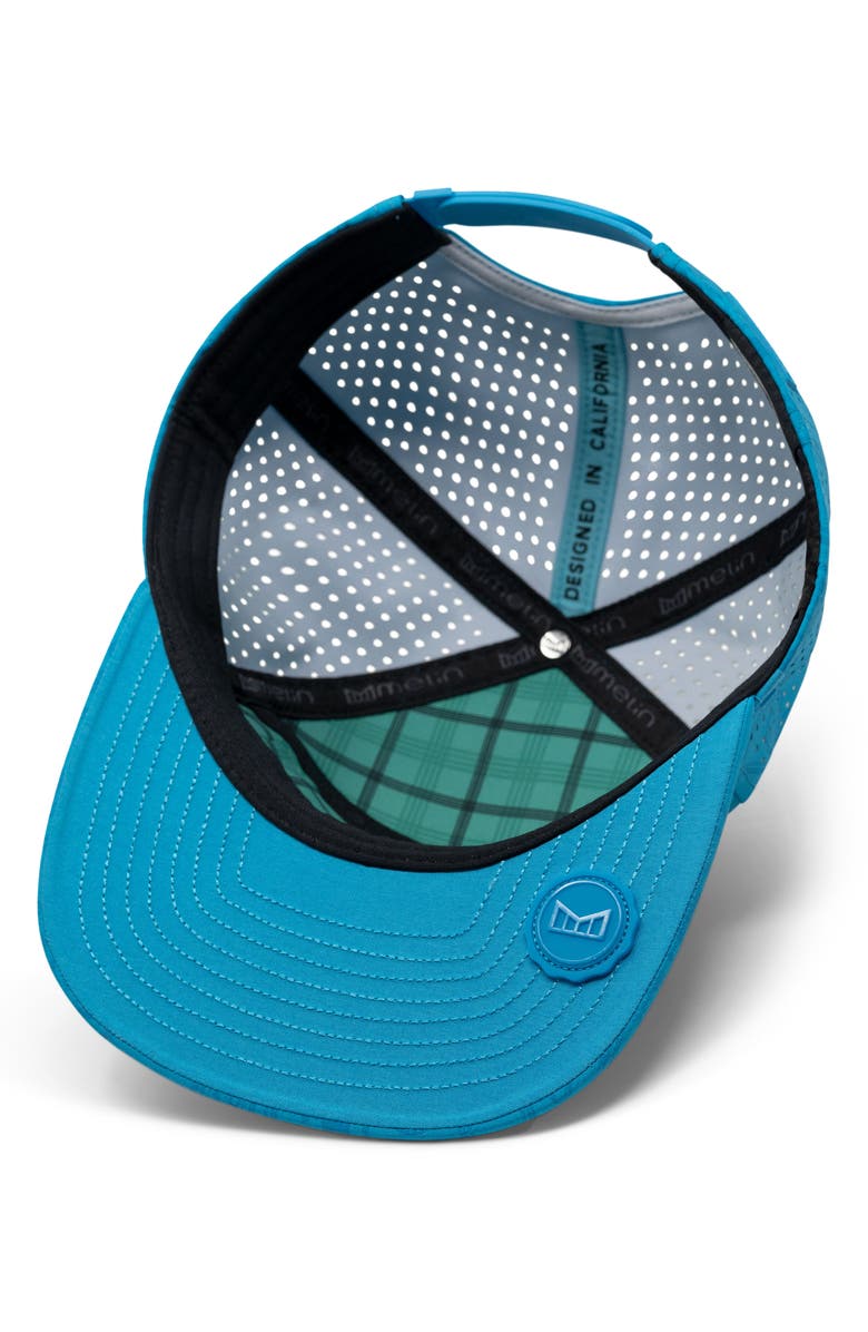 Melin Performance Snapback Hat, Alternate, color, Electric Blue