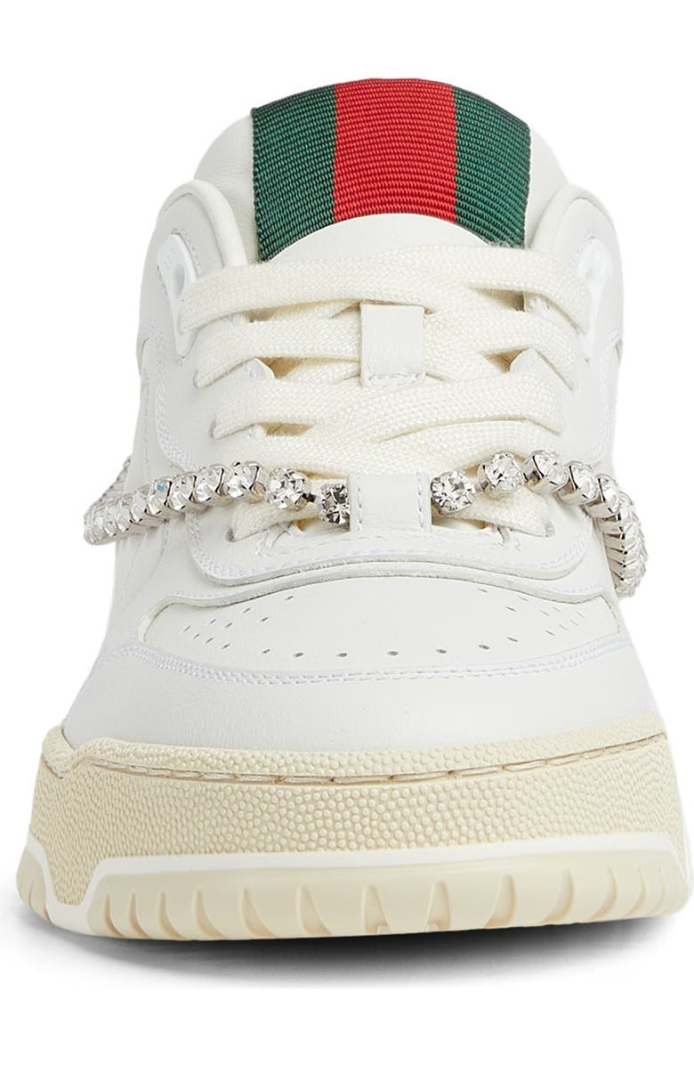 Gucci Re-Web Chain Detail Sneaker, Alternate, color,